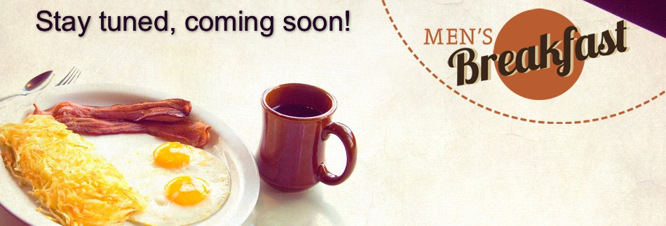 Men's Breakfast Website Banner