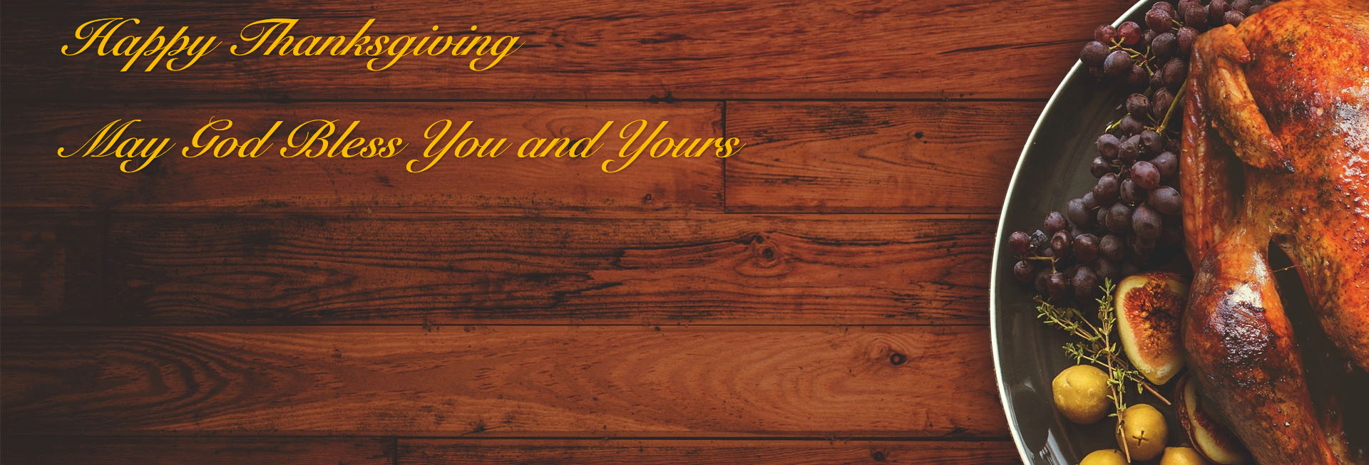 Prayer for Thanksgiving Church Website Banner
